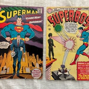 Superman, Superboy Comic Book Set plus extras
